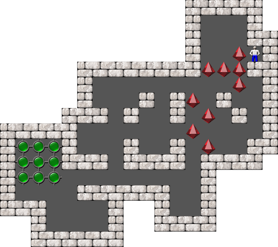 Sokoban Kevin B. Reilly Arranged level 152